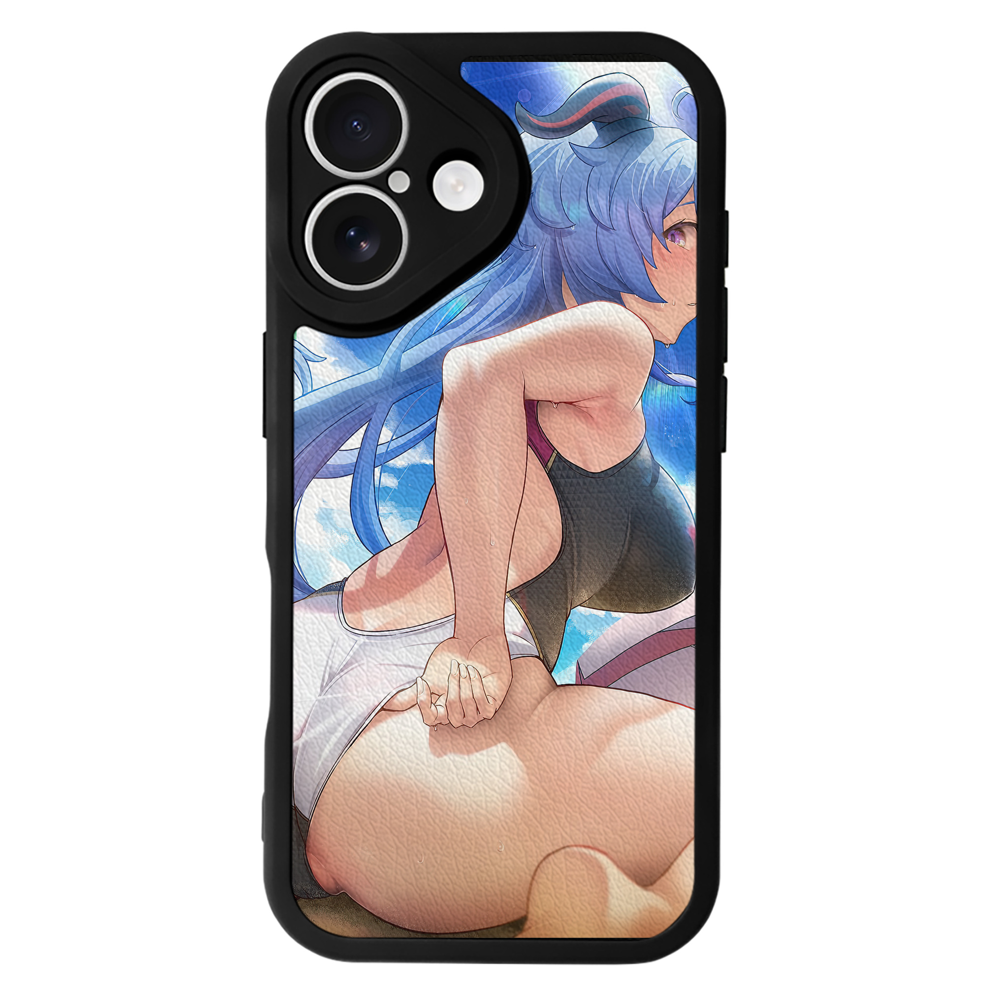 げんし神 genshin 【iPhone 16シリーズ対応】シリコンスマホケース（レザー調） 材質：シリコン